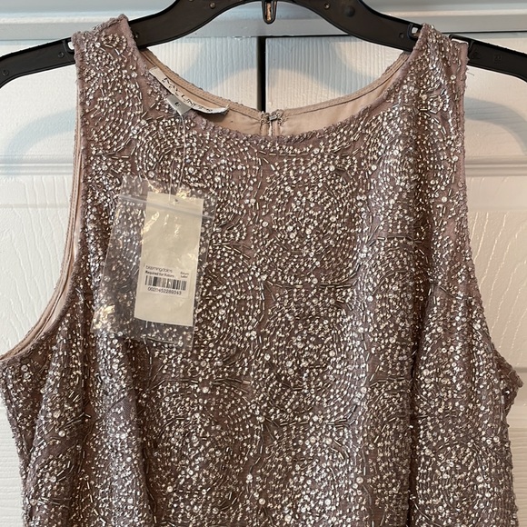 NWT Kay Unger beaded dress, size 8 - Picture 2 of 8